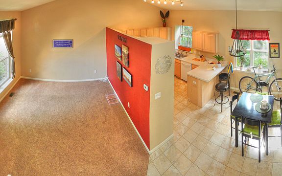 Living Room & Kitchen