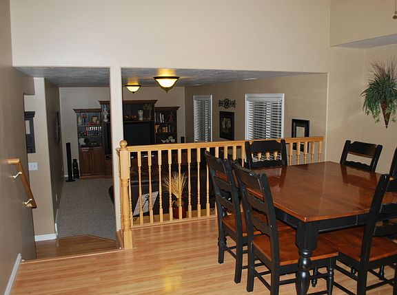 Spacious dining area