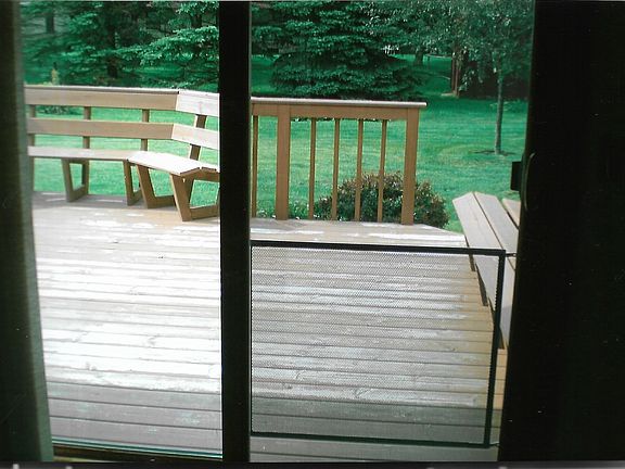 patio window to deck