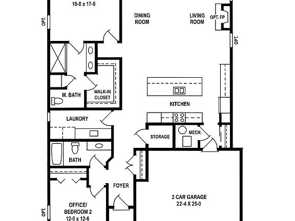 Venezia Floor Plan Slab