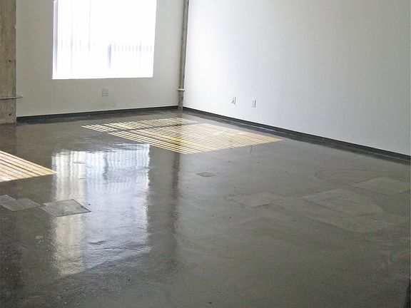Polished concrete floors
