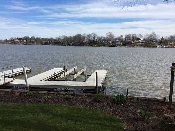 Yard. Only a gentle grade and easy walk from the decks to your private docks!