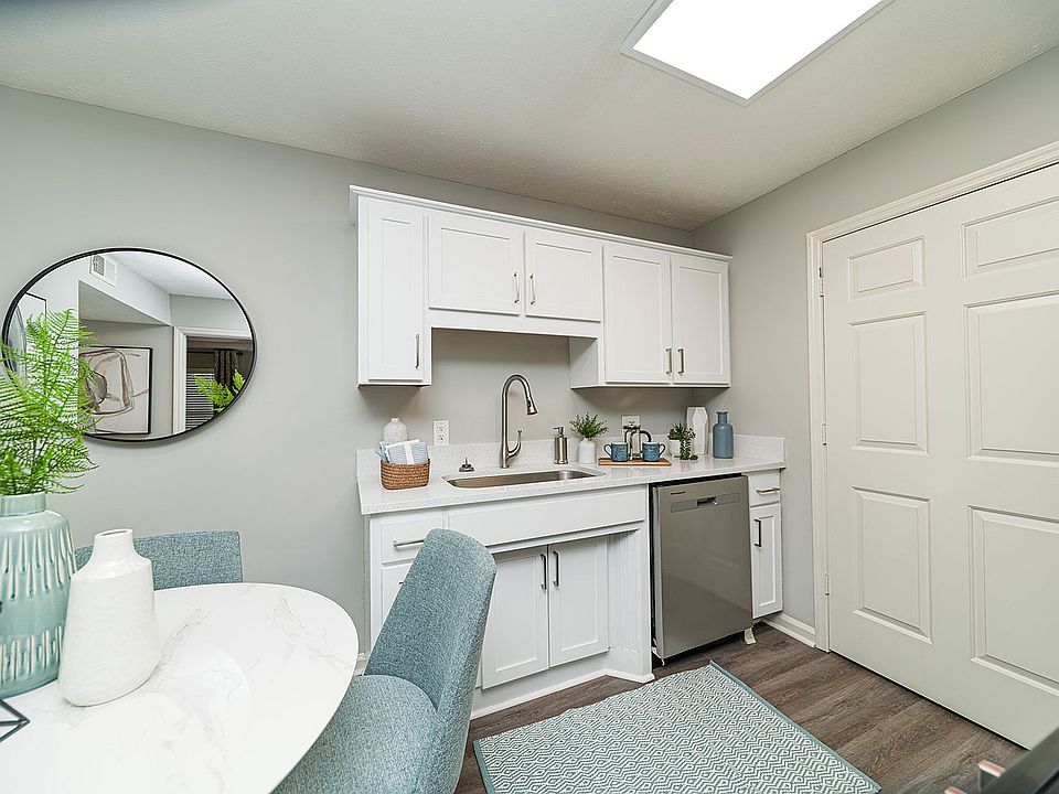 Kitchen with granite counters and stainless appliances