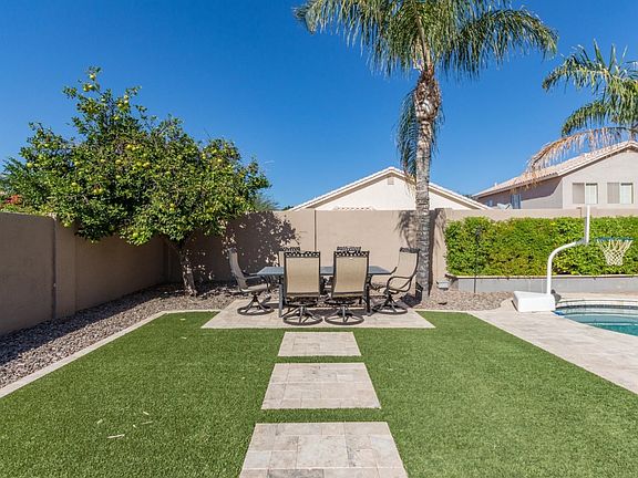backyard sitting area