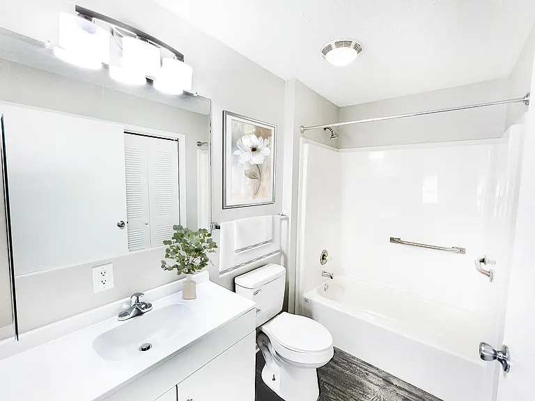 Bright White Bathrooms