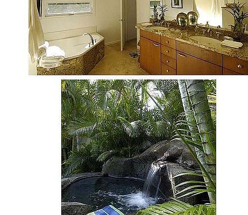 Master Bath and Outdoor Spa