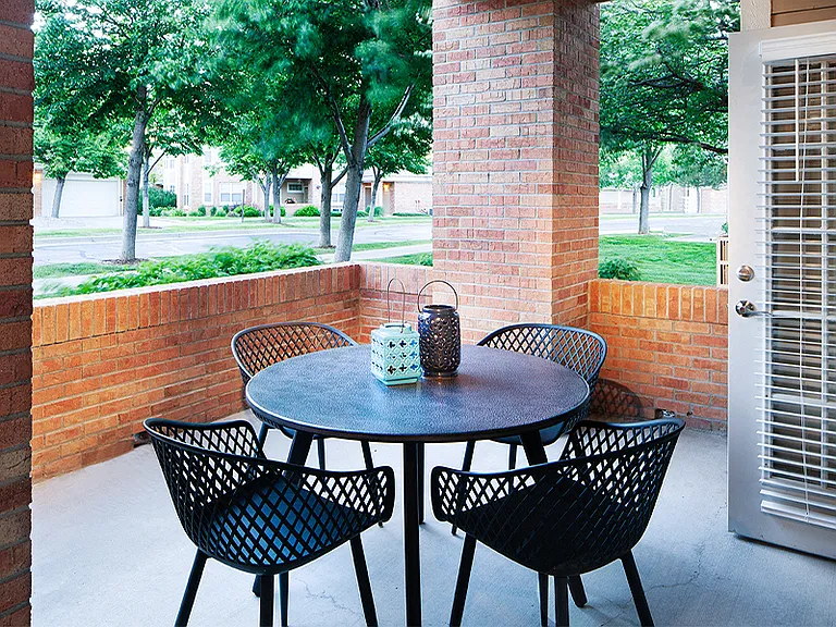 Private patio or balcony