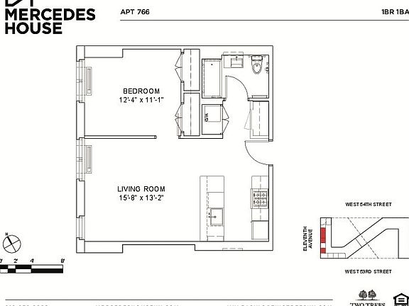 2nd image of 550 W 54th St #766