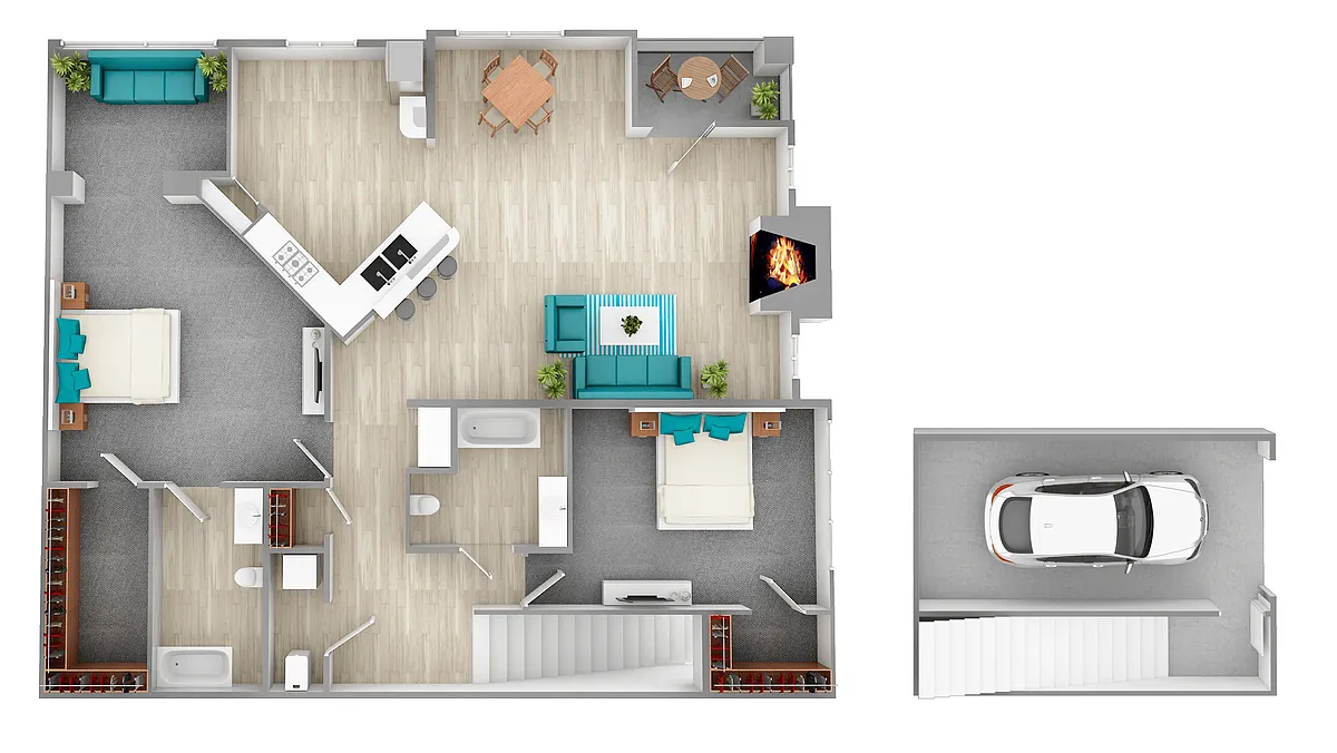 Floor plan B2T