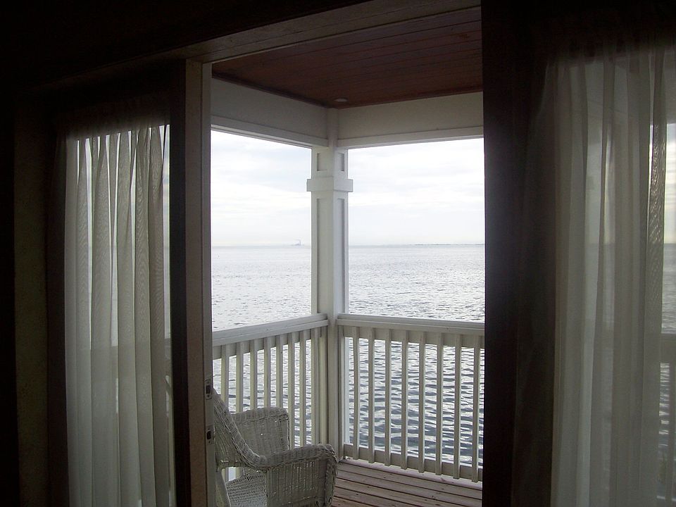 Opened French Doors