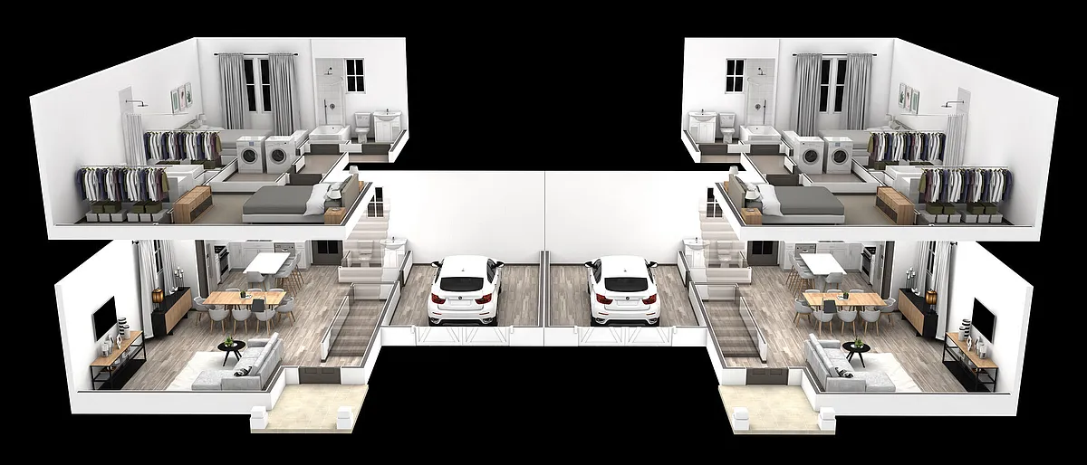 Floor plan 2V1-D Vista