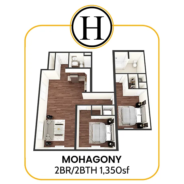 Floor plan Mohagony