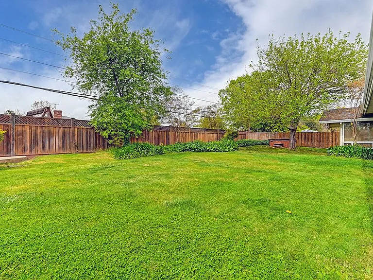Large backyard with room for fun