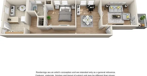 1 Bedroom | 1 Bathroom 1 Bedroom | 1 Bathroom