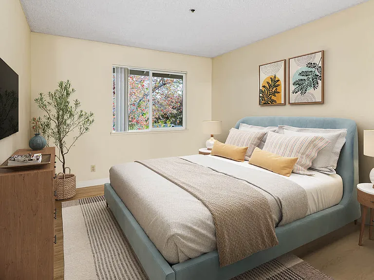 Bedroom with Hard Surface Flooring