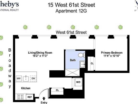2nd image of 15 W 61st St #12G