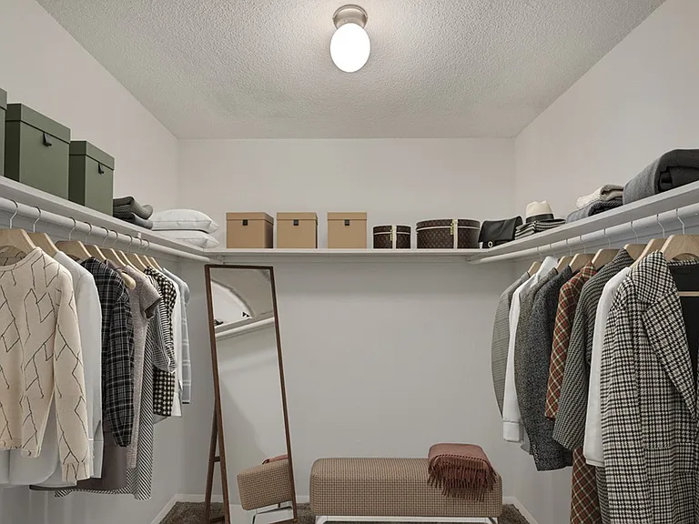 Elevate your living experience at Crossings @ 501 Apartments, where stylish spaces meet functional design. Enjoy spacious closets that blend organization and elegance. Schedule a tour today to see your future home!