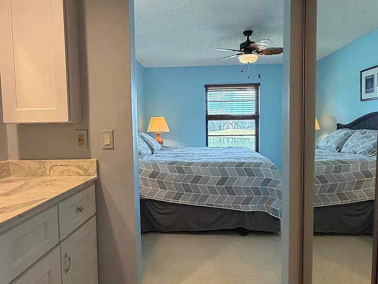 Exiting the Primary Bathroom - HUGE walk-in closet to the right!