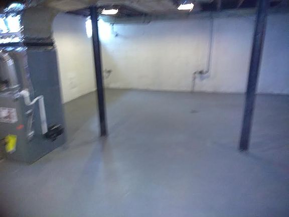 clean basement