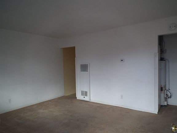 View from the front door, across the living room.