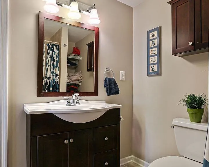 Basement bathroom