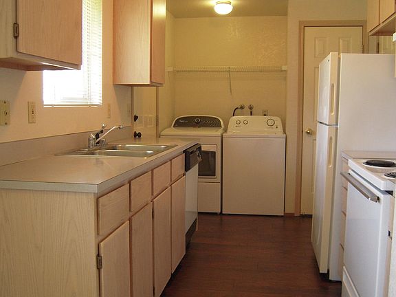 Kitchen with laundry