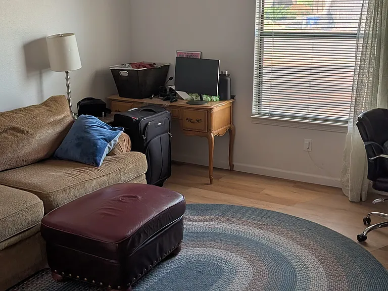 Third bedroom used as study