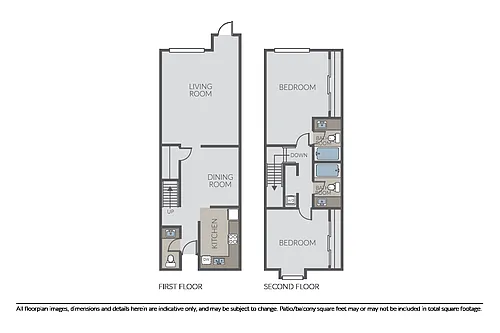 Floor plan Plan 2D Townhome