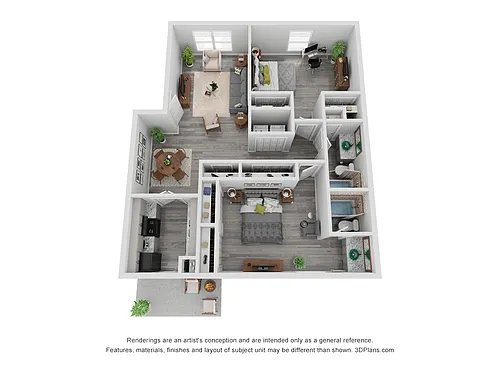 Floor plan 2x2F Renovated