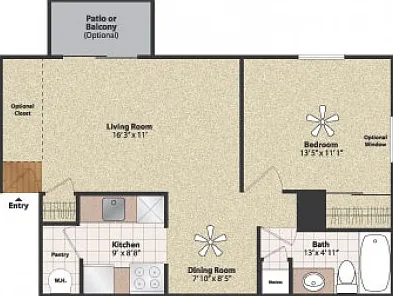 One Bedroom One Bedroom