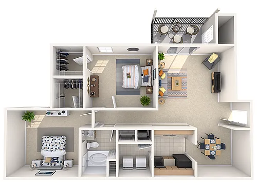 Floor plan Laurel with Sunroom