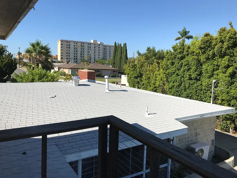 North view of SDSU campus dorm