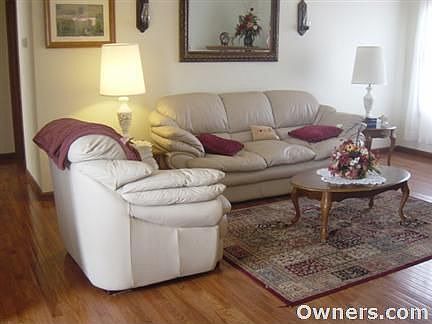 family room with large picture window