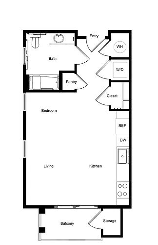 Floor plan Meadow (HCA)