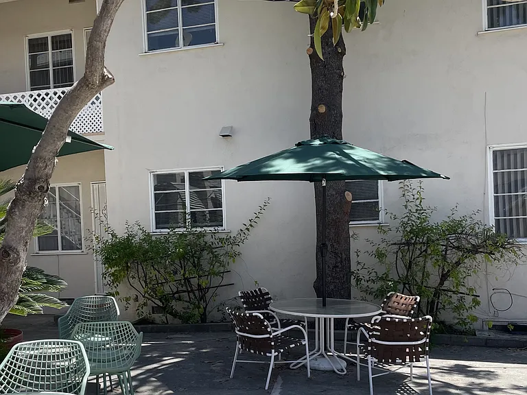 Rear patio