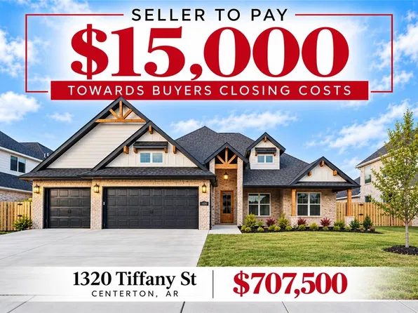 1320 Tiffany St, Centerton, AR 72719