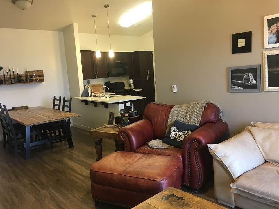 Living room and kitchen