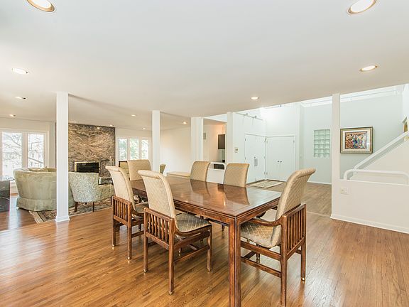 Dinning area and living room