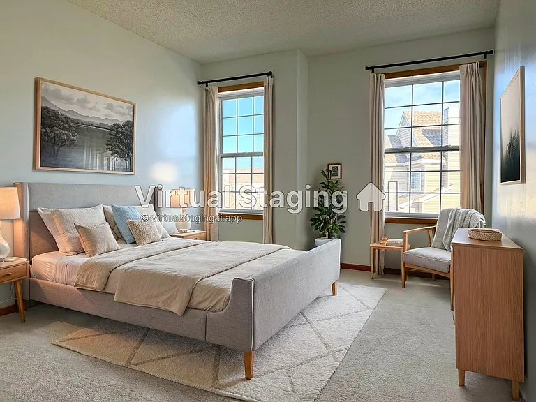 2nd bedroom to fit standard bedroom furniture.