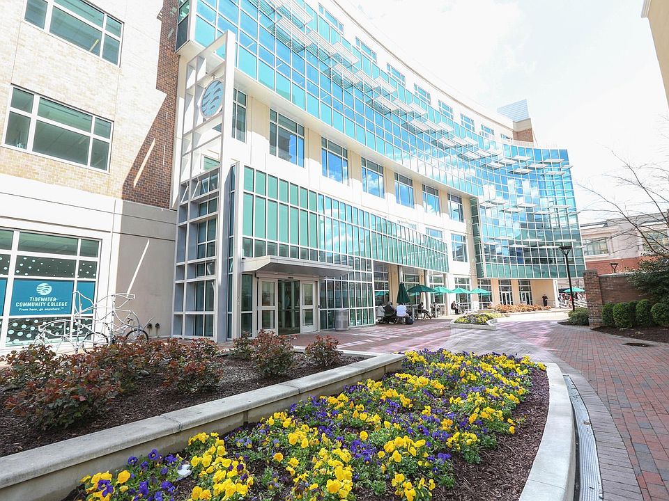 Walking distance to Tidewater Community College (TCC)