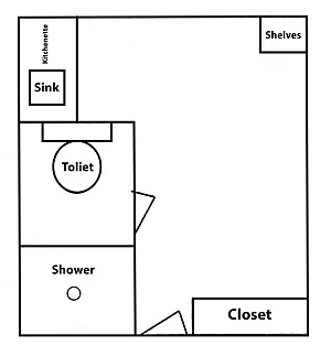 Floor plan Studio