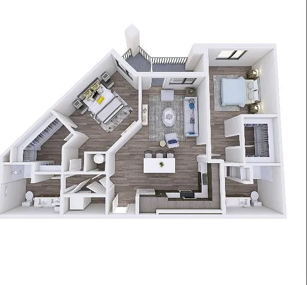 2 Bedroom, 2 Bathroom 2 Bedroom, 2 Bathroom