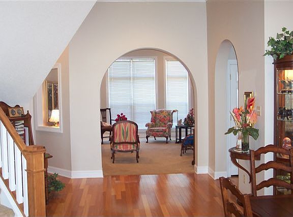 View from Front Door to Den