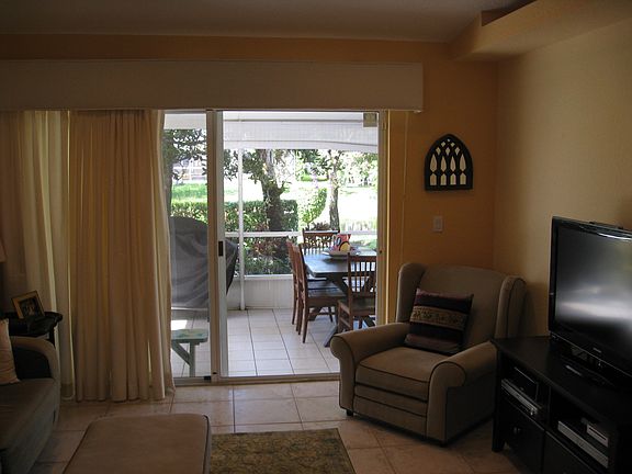 Living Room with sliding glass door