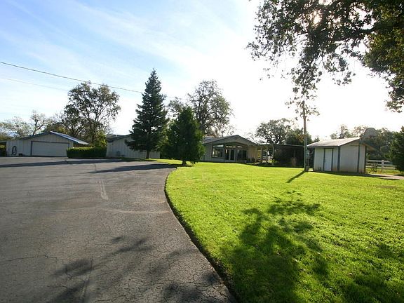Large paved parking area