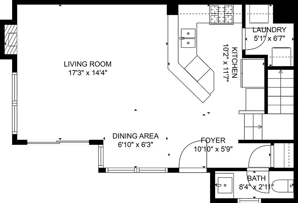 2 bed, 2.5 bath, 1052 sqft, $3,500 — Photo 4