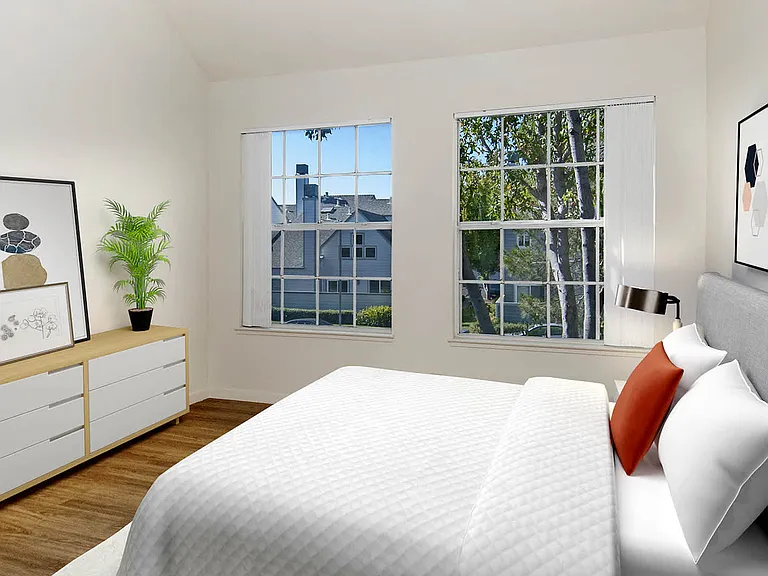Bedroom with Hard Surface Flooring