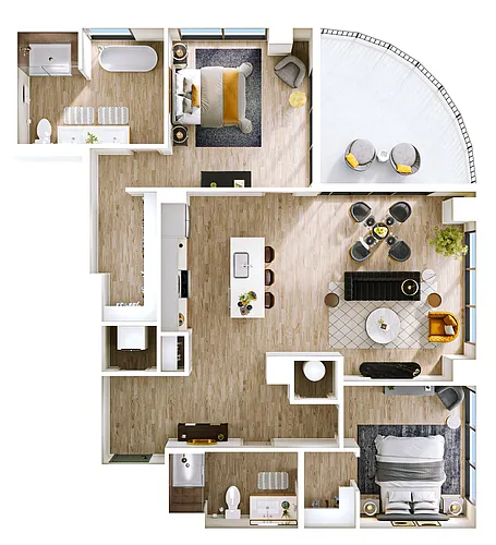 Floor plan B11 - Penthouse