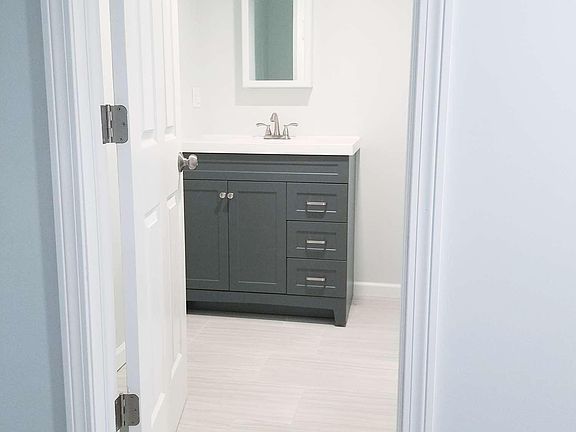 Basement full bath with shower