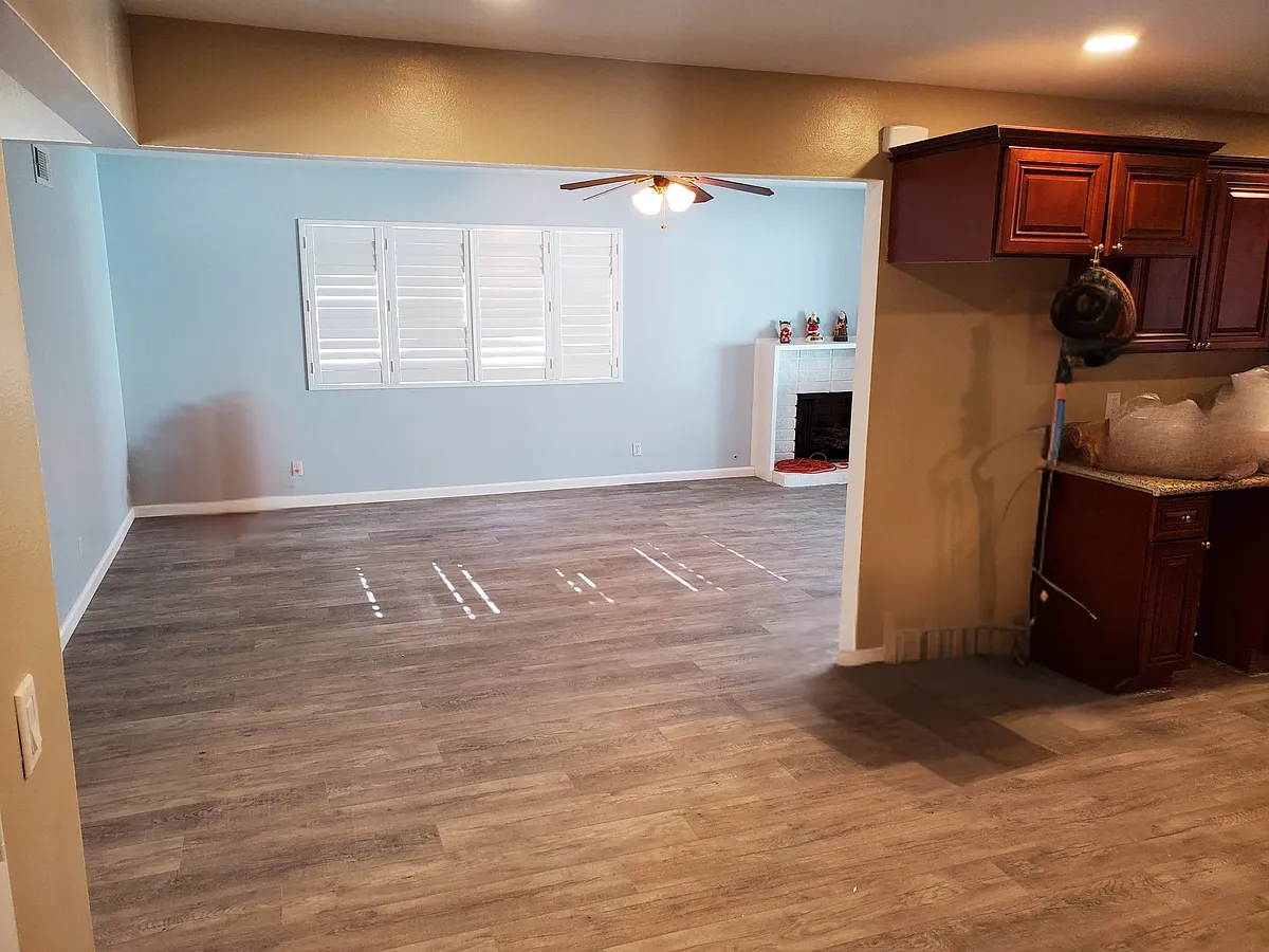 Kitchen leading into 1st living room - 2621 Damien Ave